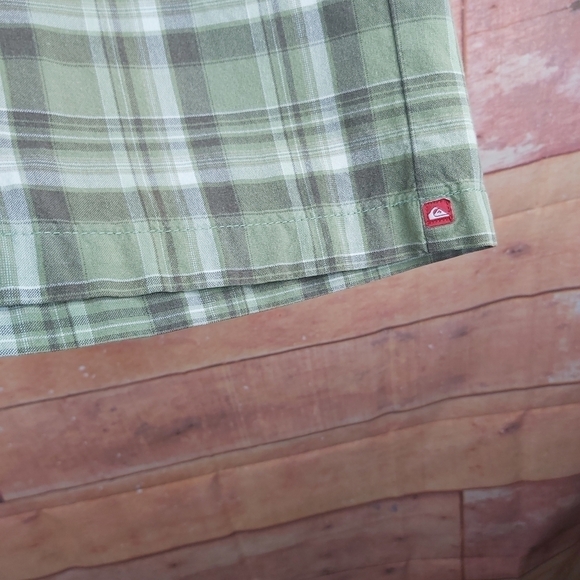 🍄3/50$🍄 QUICKSILVER plaid bermuda shorts sz 34 - Picture 4 of 7